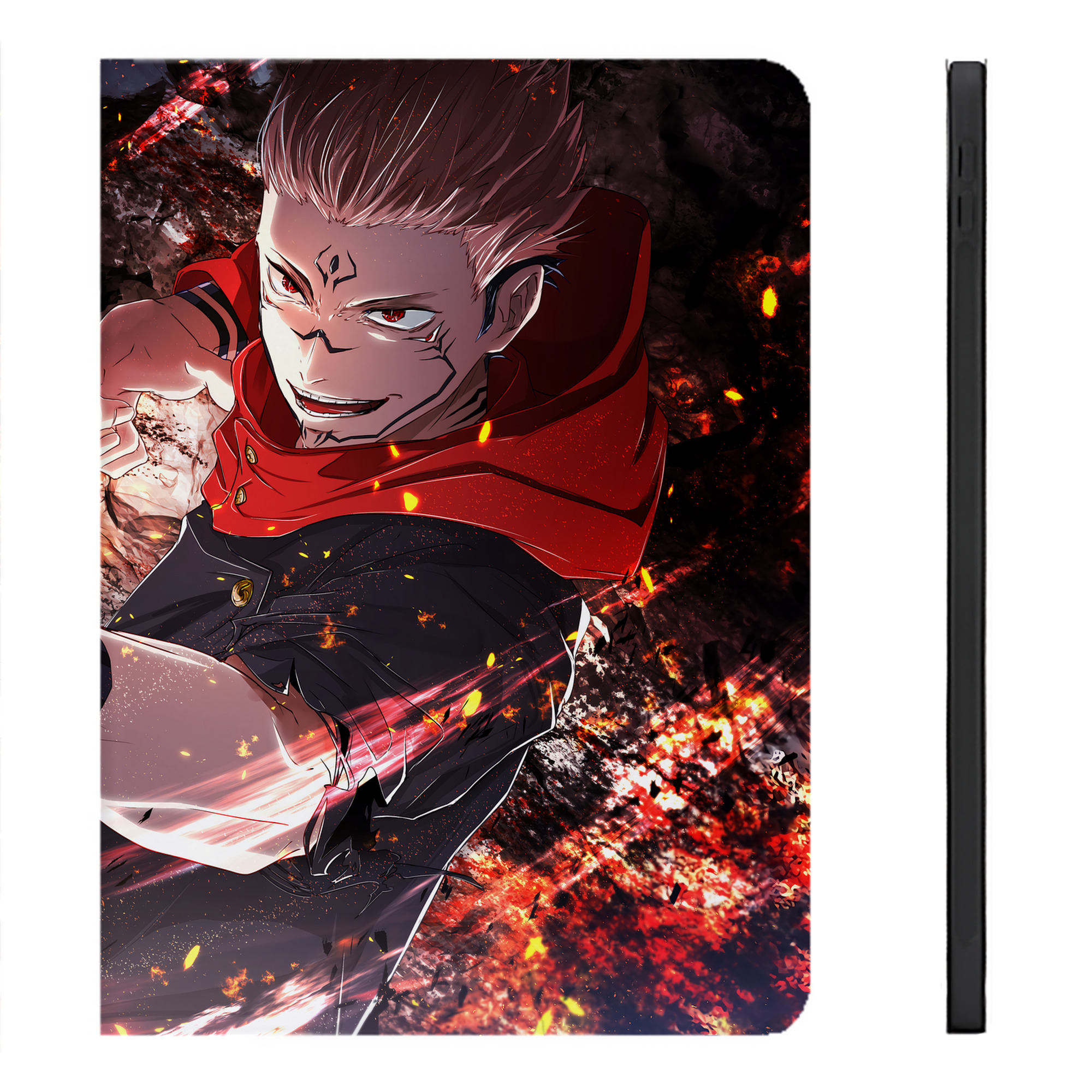 （画像用） 呪術廻戦 Jujutsu Kaisen IPadケース ペンホルダー付き ブックスタイルデザイン